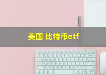 美国 比特币etf